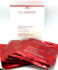 Clarins Paris Super Restorative Instant Lift Serum Mask 5 Sheets BNIB