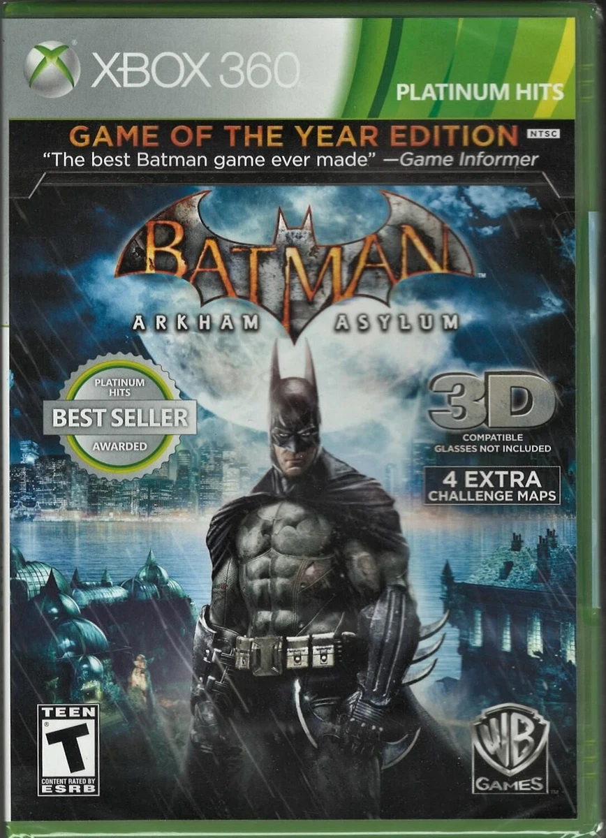 Batman: Arkham Asylum Microsoft Xbox 360 Video Games for sale | eBay