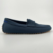 Rothy's The Driver Mens Size 8 Navy Blue Casual Classic Slip On Loafer Shoes