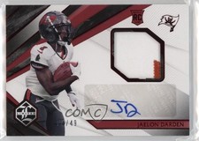 2021 Panini Limited Rookie Spotlight Ruby /49 Jaelon Darden #133 Patch Auto lz7