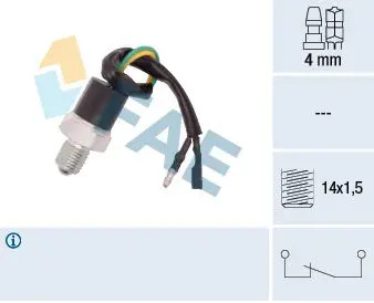 Interruttore retromarcia 41260 FAE per ISUZU OPEL