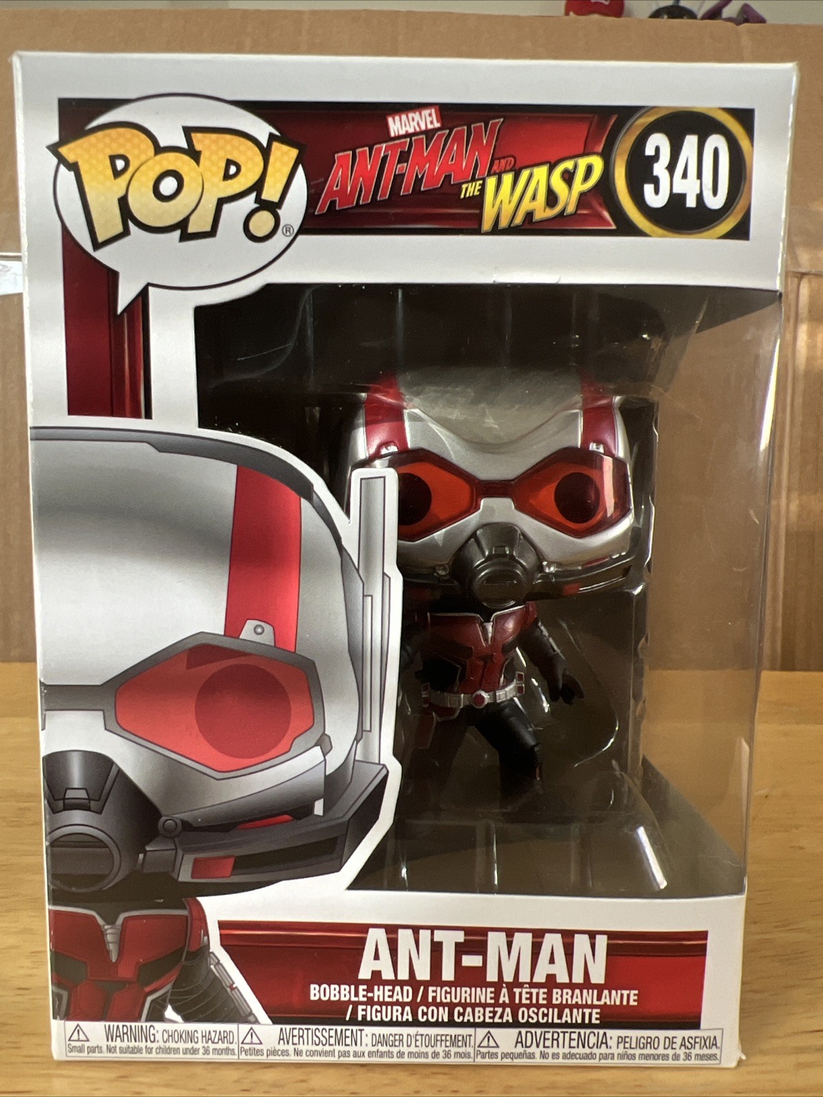 Funko Pop Marvel Ant-Man And The Wasp #340 Ant-Man Used Minor Box Damage