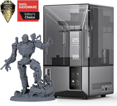 ELEGOO Mars 5 Ultra 9K MSLA Resin 3D Printer, Smart Mechanical Sensor, Fast Prin