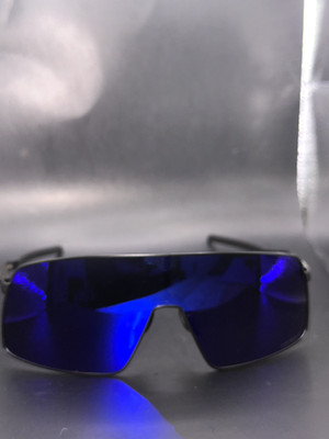 Oakley Sutro Ti   Prizm Blue Lens   Matte Black Titanium Shield Sunglasses