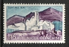 Timbre - FRANCE - Saint Paul de Vence - 1961 - neuf ** - n° 1311