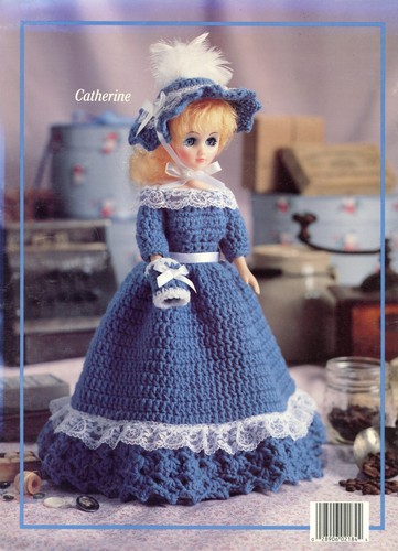Ladies Of Colonial America Book 2 Crochet 15 In Doll Patterns Leisure Arts 2184 - Picture 2 of 3