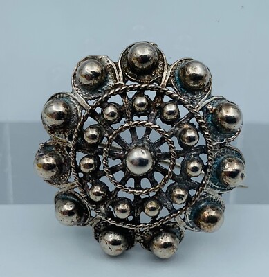 Broche Ancienne En Argent - Bijou Vintage Occasion, Détails à Voir Avec Le Vendeur