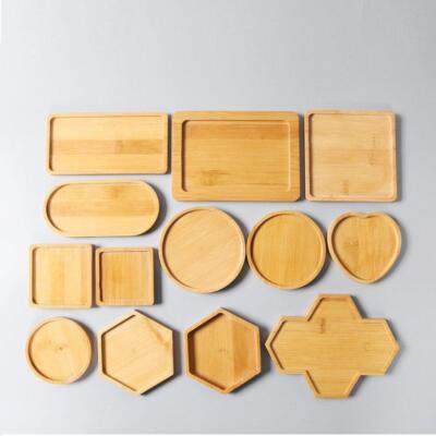 Premium Holz Bambus Untersetzer zur Individualisierung Rohling Eichenholz