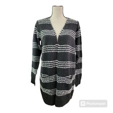 Pink clover stripped knit cardigan Size M New