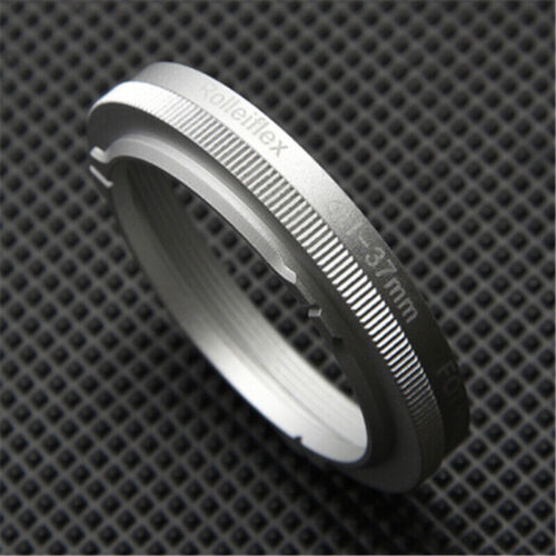 New Rolleiflex Rolleicord Bay I Bay II Bay III UV Lens Filter Silver Black Ring - Picture 13 of 16