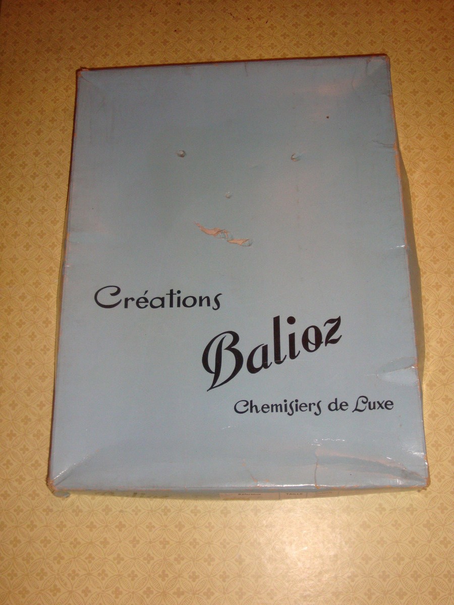 Chemisier Vintage De Luxe Balioz - Coton Brodé Ajouré - Taille 42 (4) - Écru - Très Bon état