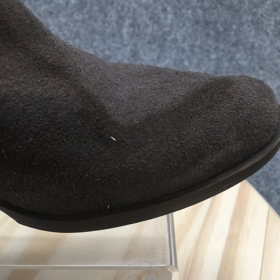 Kensie Boots Womens 8.5M Granger Ankle Bootie Brown Leather Side Zip Block Heels - Image 4 of 4