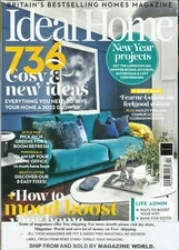 Ideal Home Magazine,  736 Cosy& New Ideas  * February, 2022 * Issue # 270  UK
