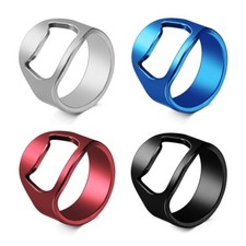 30pcs Stainless Steel Rings Bottle Opener Fashion Jewelry Wholesale