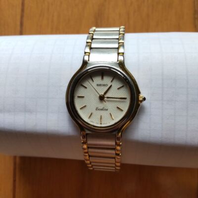 Seiko 7321-0520 Analog Quartz Women ExCeline Ladies Vintage