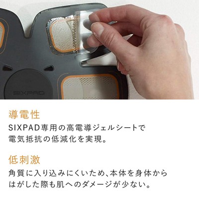 MTG SIXPAD Six Pad Abs Fit 2 High Conductive Gel Sheet Abs Fit2 