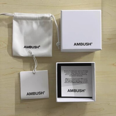AMBUSH Safty Pin Small Scratch Metal Pill Shape Single Earring
