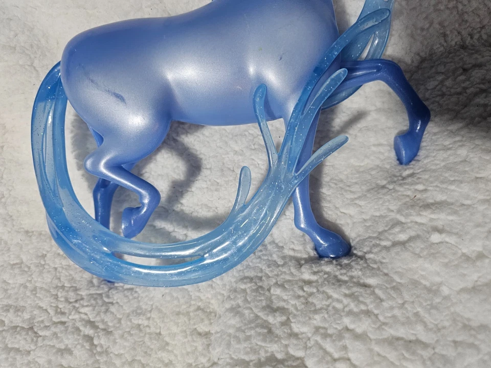 Disney Mattel Frozen 2 The Nokk Water Spirit Caballo Guardián Figura Juguete Azul 10" Foto 3 de 4