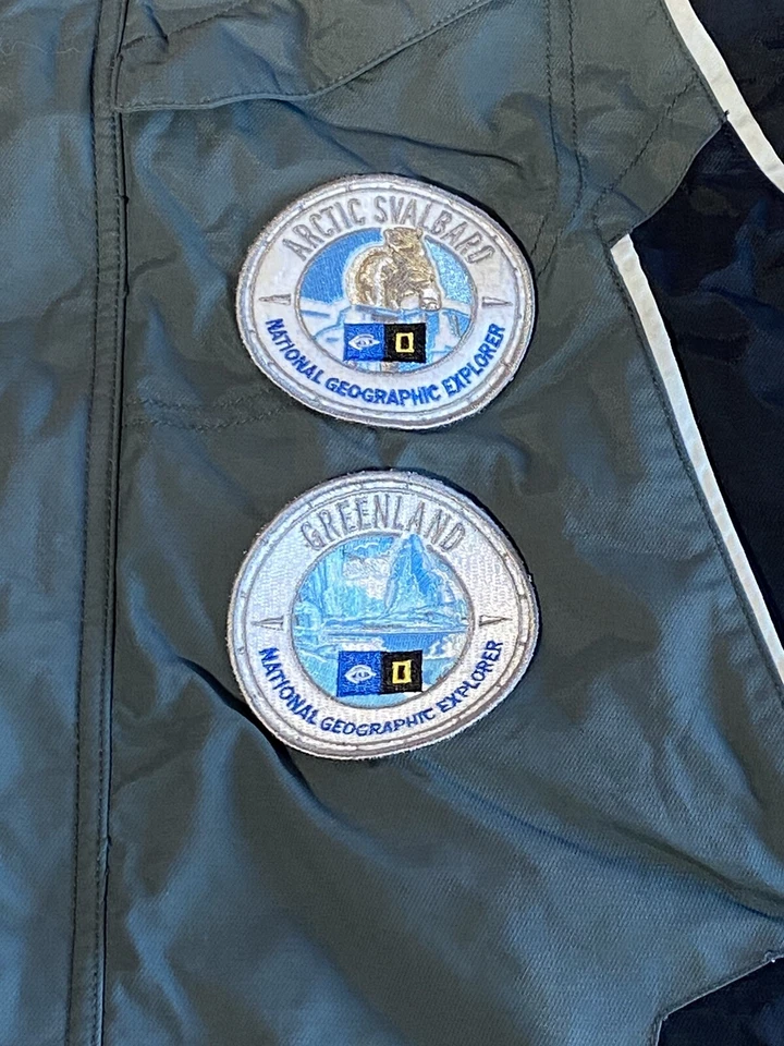 Spyder Niños Esquí Snowboard Chaqueta Abrigo Gris Negro National Explorer Parches 16 Foto 3 de 4