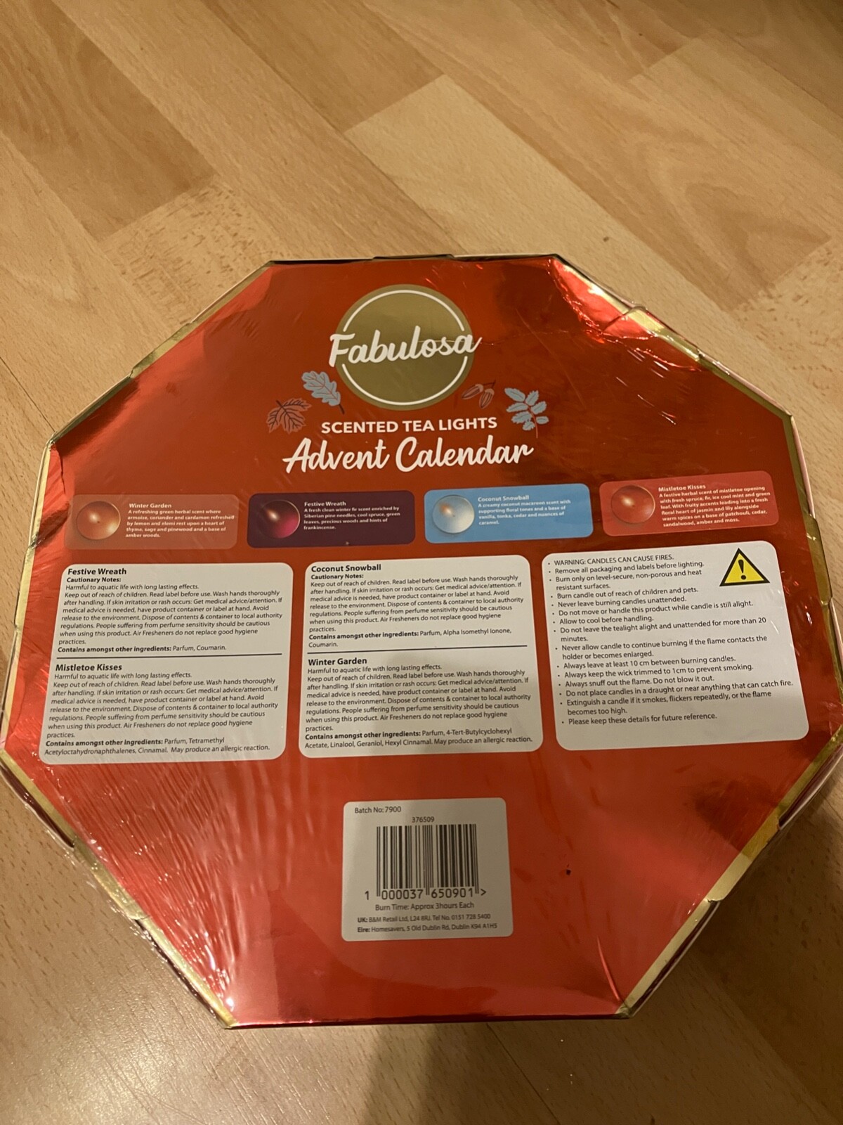 New Sealed Fabulosa Scented Tea Lights Candle Advent Calendar eBay