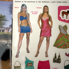 The Simple Life 2003 Paris Hilton Nicole Richie Promotional Peel Dress Play Gay The Simple Life 2003 Paris Hilton Nicole Richie Promotional Peel Dress Play Gay