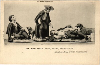 Old postcard Marseille - Bonni Festo! Jaque, Matieu, Revihas-Vous (987306)