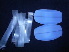 NIP Silicon Bra Strap Comfort Pads Straps The Natural