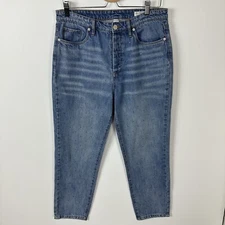Blanknyc Jean Sz 30 The Madison Crop High Rise Crop Embellished