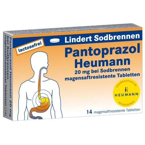 HEUMANN PHARMA GMBH & CO. GENERICA KG 3x PANTOPRAZOL Heumann 20 mg lindert Sodbrennen 14 Tabletten PZN 6429141