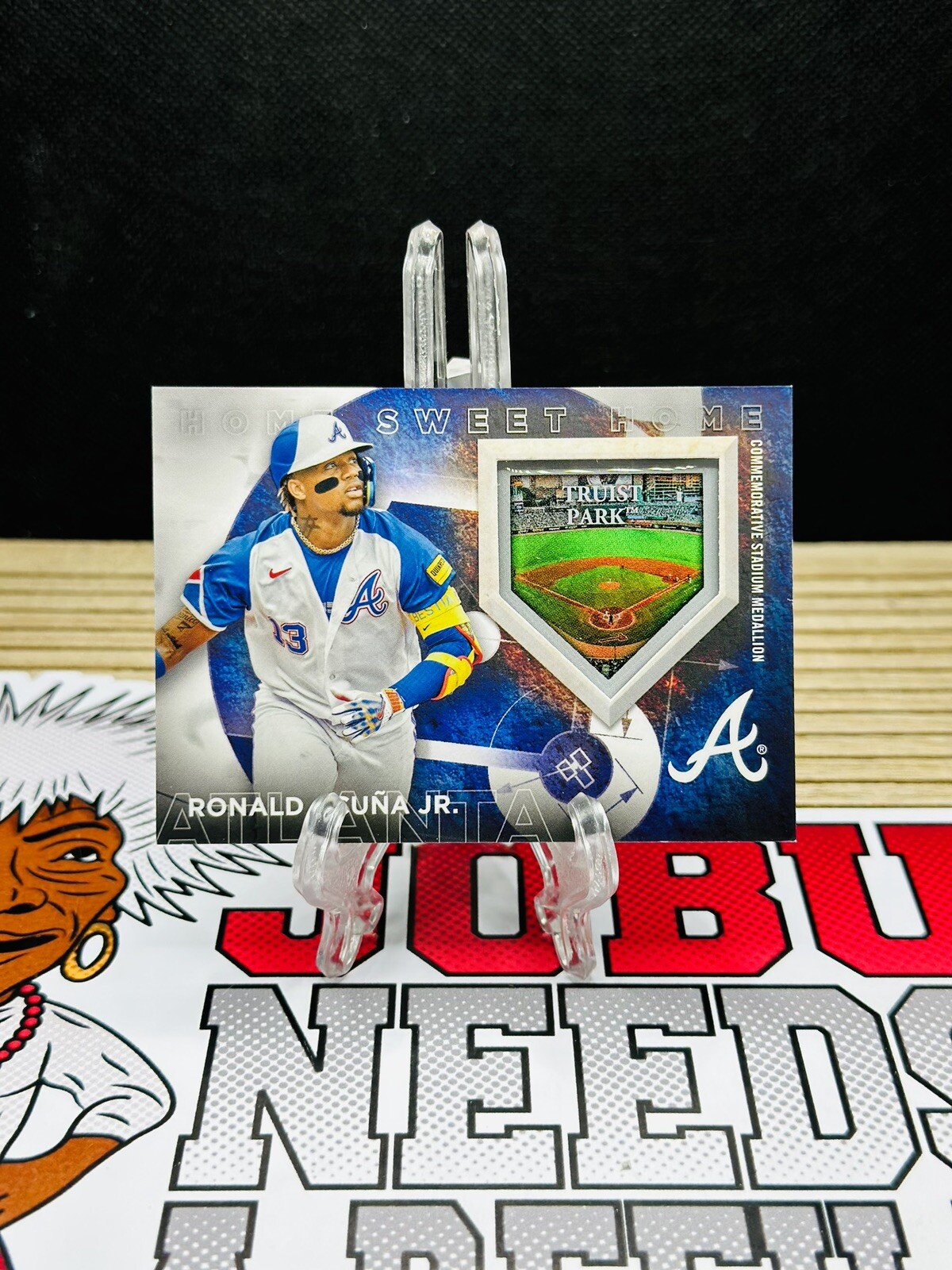 Ronald Acuna Jr. 2024 Topps Series 1 Home Sweet Home Medallion #HSH-RAJ /299 MVP