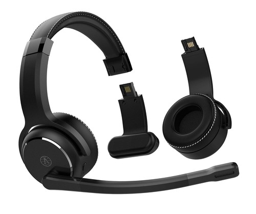 ClearDryve 210 Premium 2-in-1 Wireless Headset for Clear Calls with Noise Can...