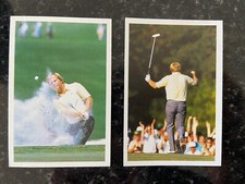 Jack Nicklaus x2 Cards - A Question of Sport Card - 1986 - Mint condition