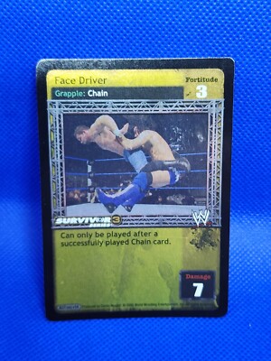 WWE Raw Deal Face Driver Foil Survivor Series 3 SS3