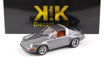 KK-SCALE Porsche 911 Targa Singer escala 1:18 KK gris metálico KKDC180471