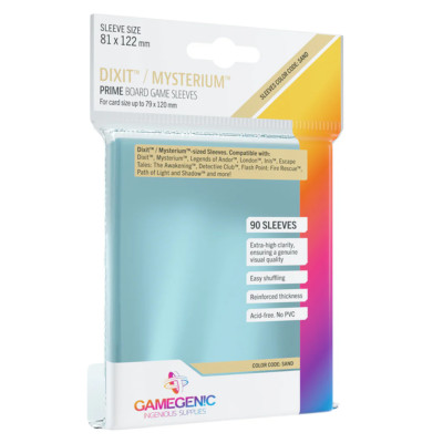 Gamegenic 81x122mm Dixit/Mysterium Card Sleeves (90pcs) ASMGG1040