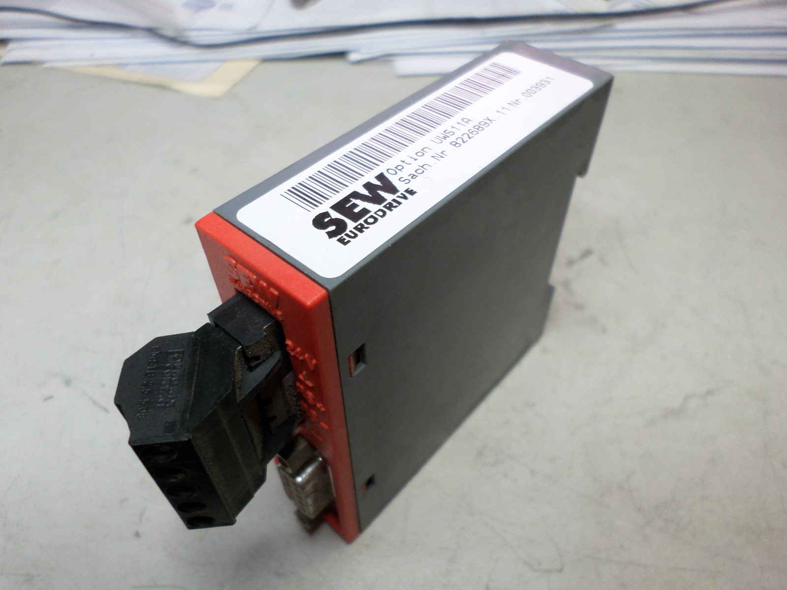 SEW EURODRIVE INTERFACE RS232485 DIN RAIL MOUNT 822689X 24DC eBay