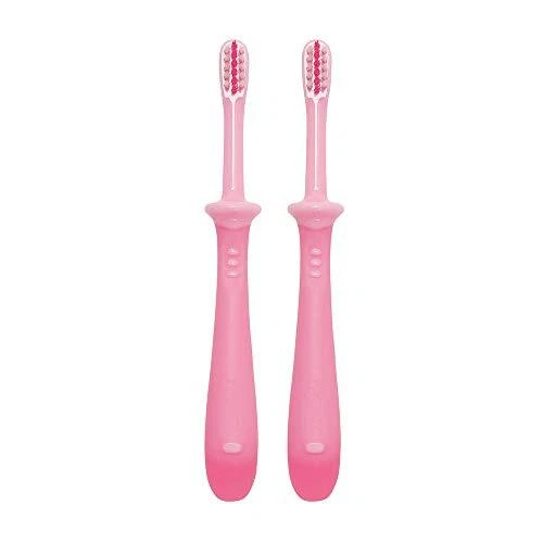 Cepillo de dientes bebé paloma lección etapa 4 (rosa) 2 piezas incluidas 1 año 6 meses ~ Foto 4 de 4