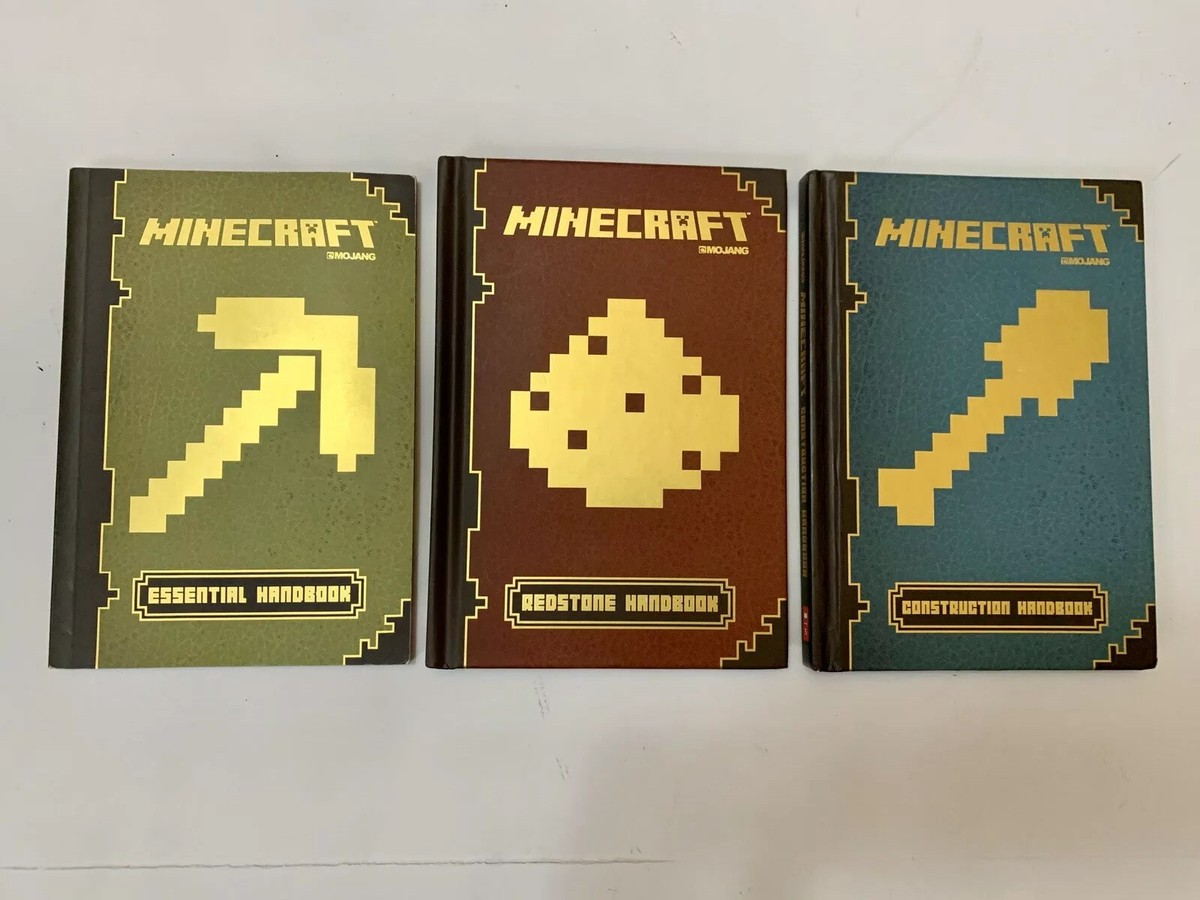 3 Minecraft Handbooks: Essential, Redstone & Construction Mojang