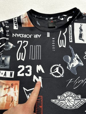 Nike AIR Jordan 23 Michael Jordan T-Shirt Kids L 12-13 All Over 