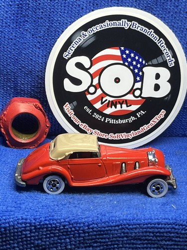 Hot Wheels Whitewalls Mercedes 540K Convertible Red Diecast NM Condition - Picture 4 of 8