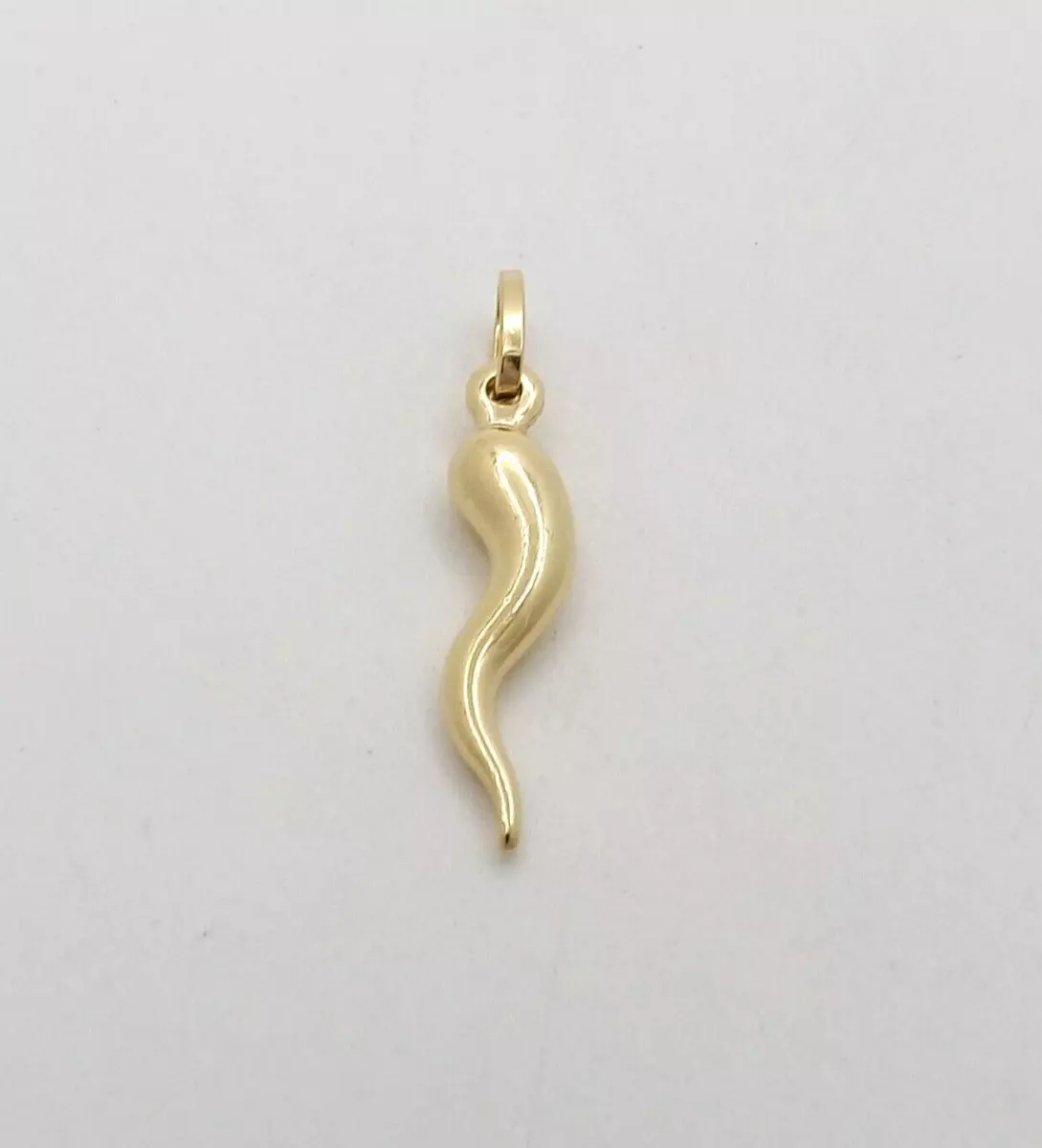 Italian horn shop 18k gold