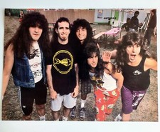 ANTHRAX~ORIG 1989 POSTER~VTG FULL PAGE MAGAZINE PINUP~SCOTT IAN/JOEY BELLADONNA