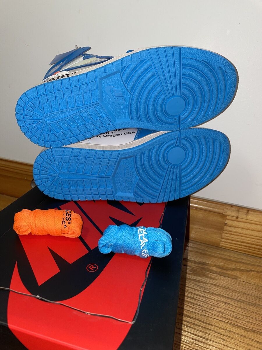 Nike Air Jordan Retro 1 Off White UNC- 100% Authentic Nike Air Jordan Retro 1 Off White UNC- 100% Authentic