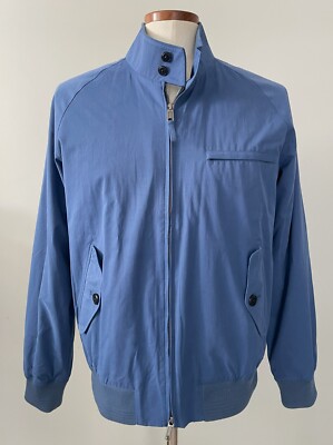 UNTUCKit Jacket Lined Sz L Mens Blue Full Zip NWT