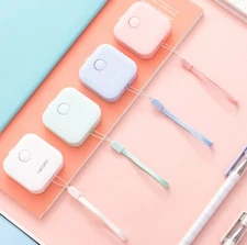 Retractable 60" Cloth Tape Measure – 150cm Dual-Sided SAE & Metric Ruler Tool