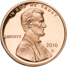 2010- S Gem PROOF Lincoln Memorial Cent Great Coin