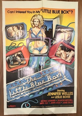 The Little Blue Box Original US Movie Poster 1979 Jennifer Welles Leslie Bovee