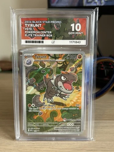 Tyrunt MEP070 Pokemon Center Stamped Promo Card - ACE 10