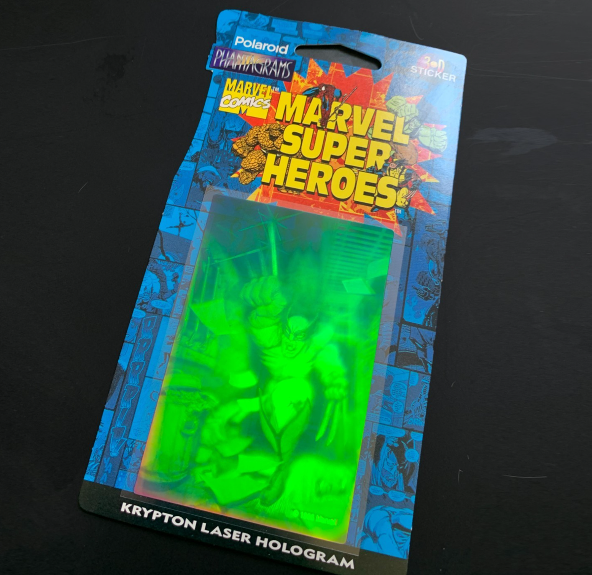Buy 1995 Polaroid Marvel Super Heroes 3d Sticker Wolverine