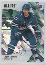 2023-24 Upper Deck Allure Green Rainbow 51/99 Logan Couture #74 x4f